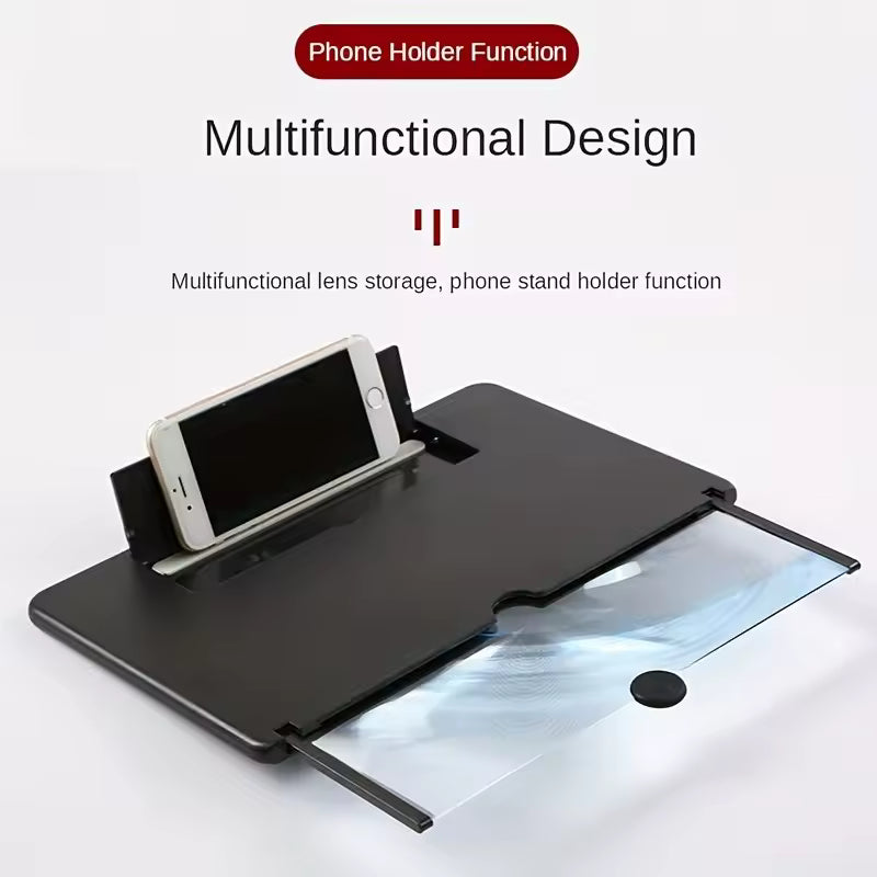 3D Curved Screen Magnifier for Smartphones