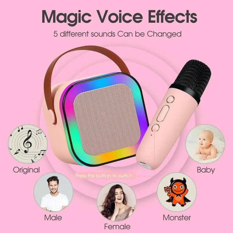 Wireless Karaoke mic with Bluetooth Speaker 🎁Best Gift🎁