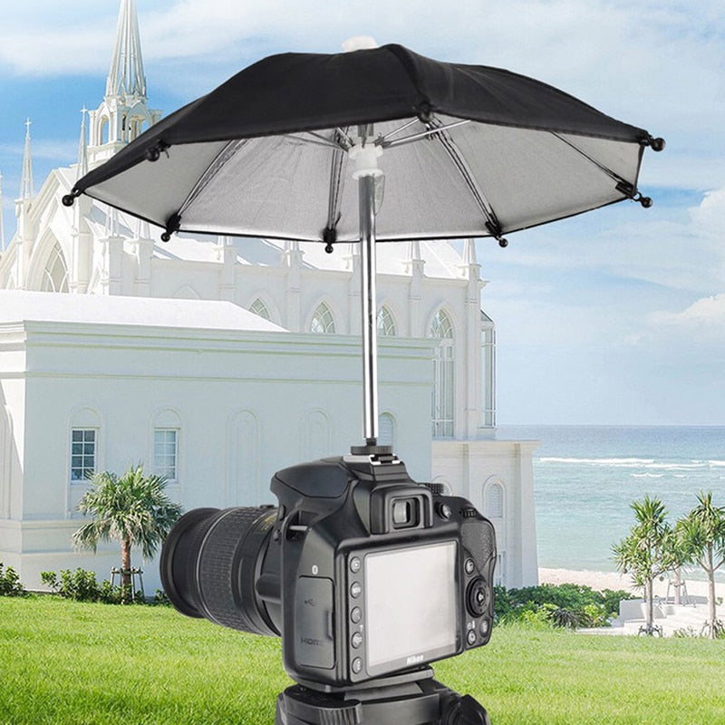 Dslr Camera Umbrella Sunshade Rainy Holder