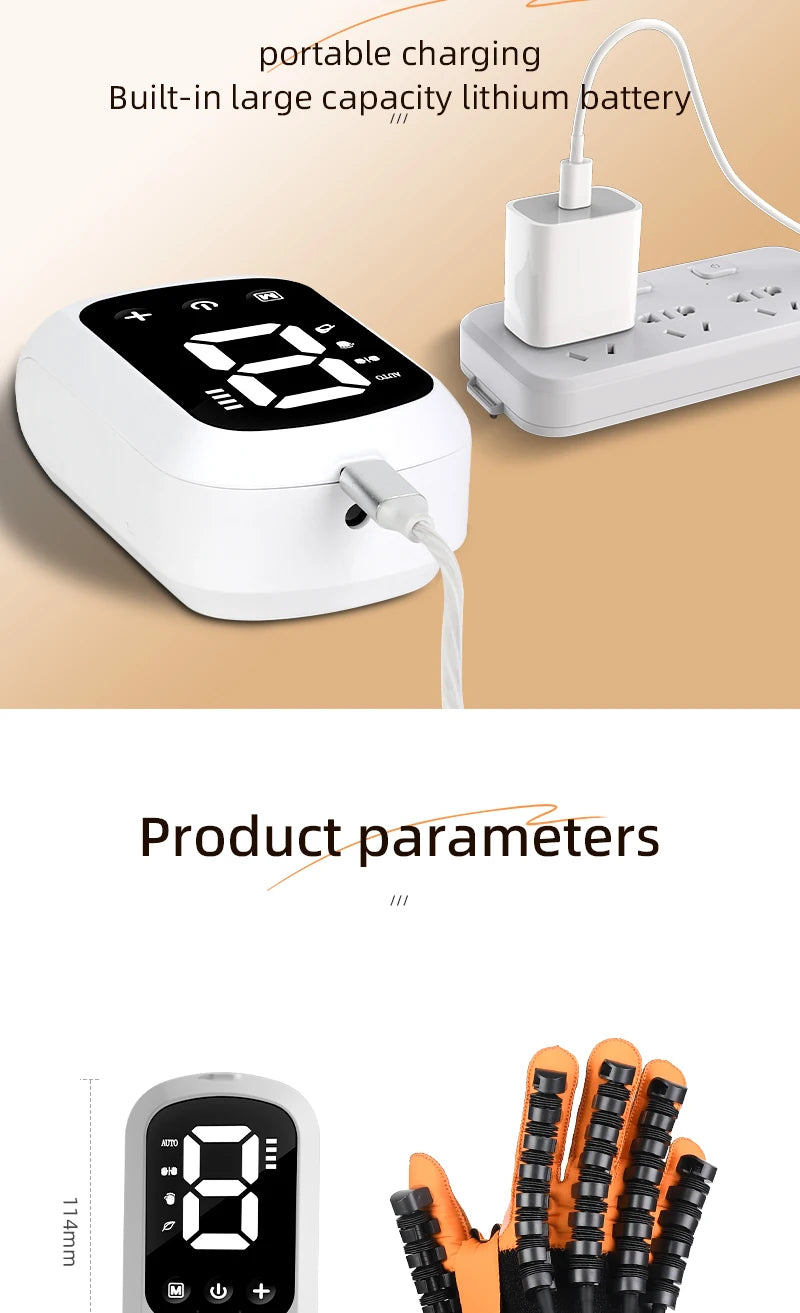 Hand Rehabilitation Robot Glove for Finger Therapy