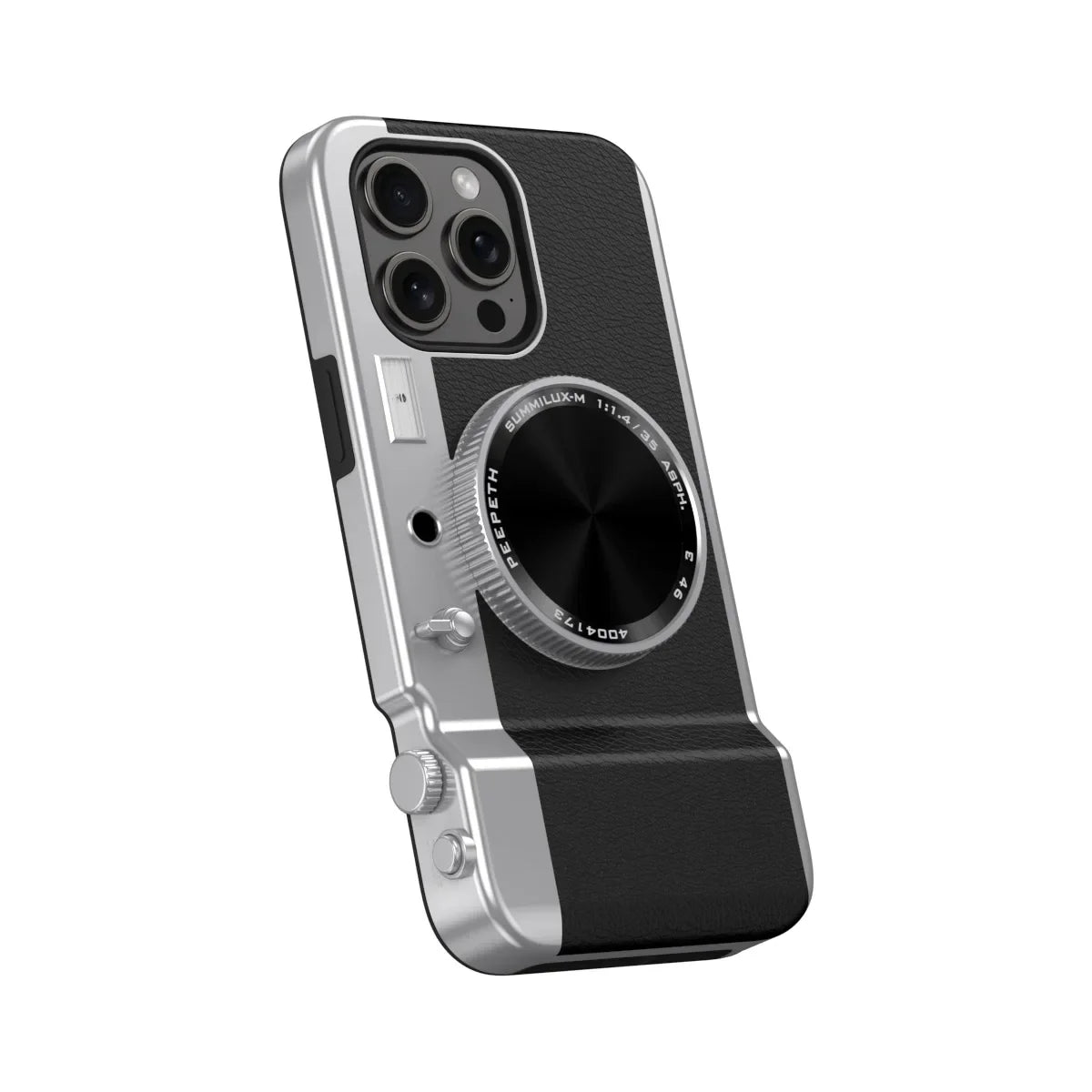 Integrated camera phone case