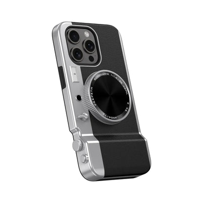 Integrated camera phone case