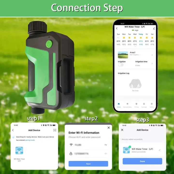 Wifi Smart Sprinkler Timer Garden Hose Watering System