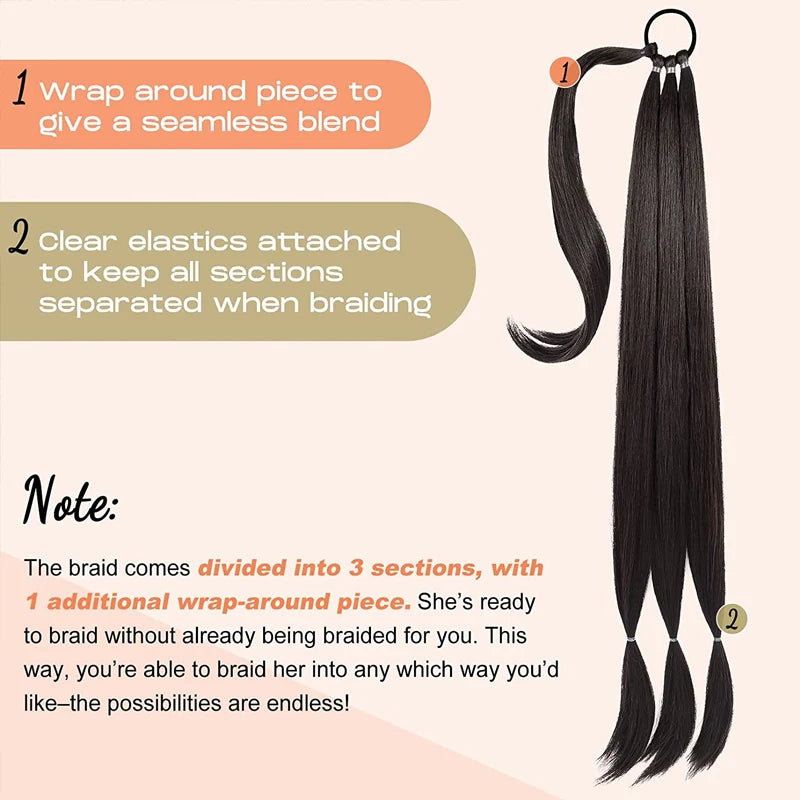winter hair braid Extension