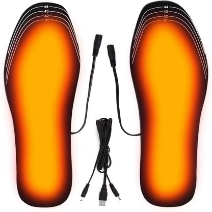 Electric Heated Insoles with USB Recharge & Remote Control