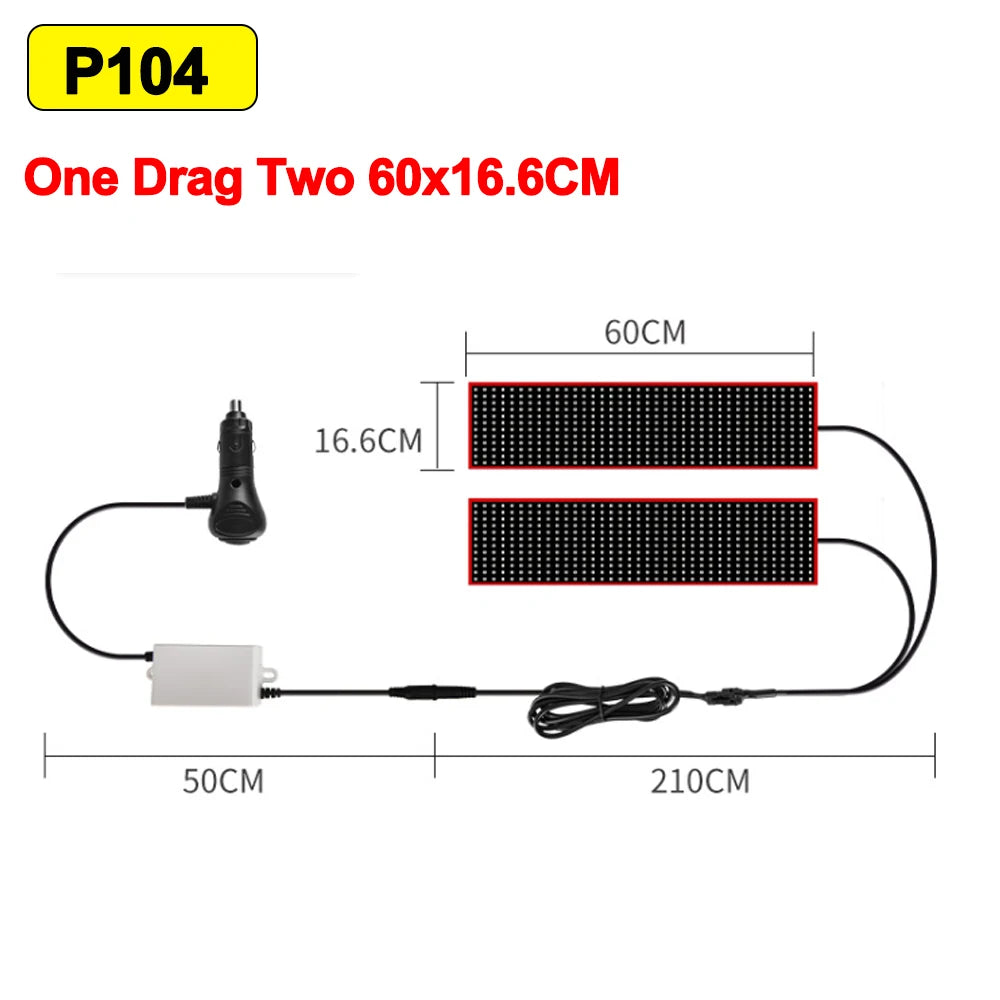 Devil's Eye LED Matrix Pixel Panel for Car Truck