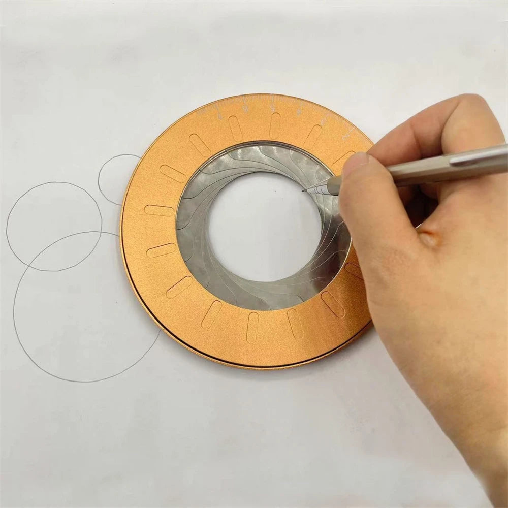 Measuring Round Compass Stretch Ruler