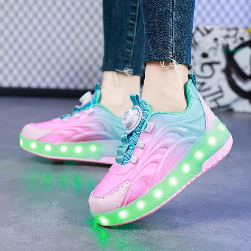 Led Light Roller Skate Shoes