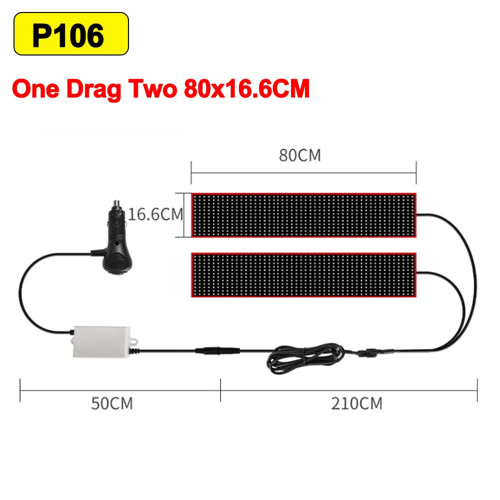 Devil's Eye LED Matrix Pixel Panel for Car Truck
