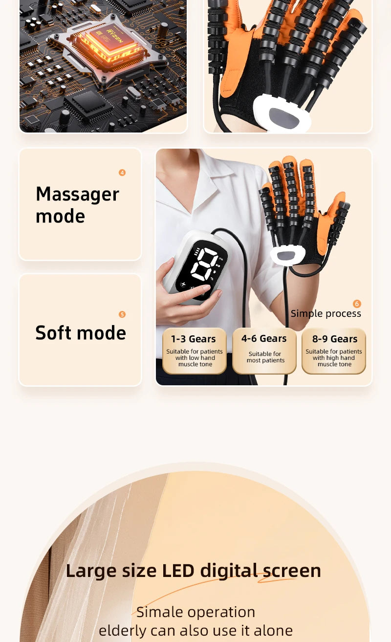 Hand Rehabilitation Robot Glove for Finger Therapy