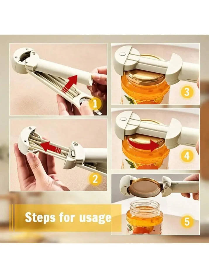 Multifunctional Magnetic Can Opener