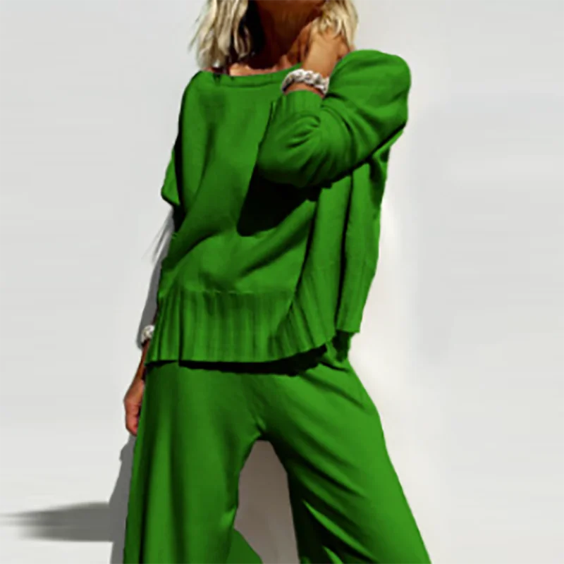 Heet Aanbod Zachte Kasjmier Informele Trui Set