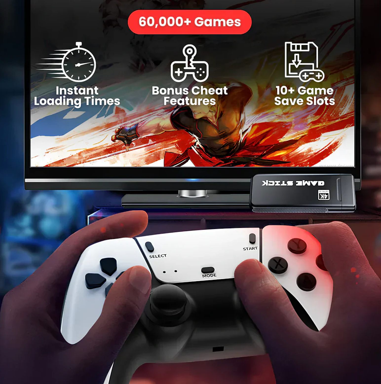 ZAHO® - 4K RETRO CONSOLE