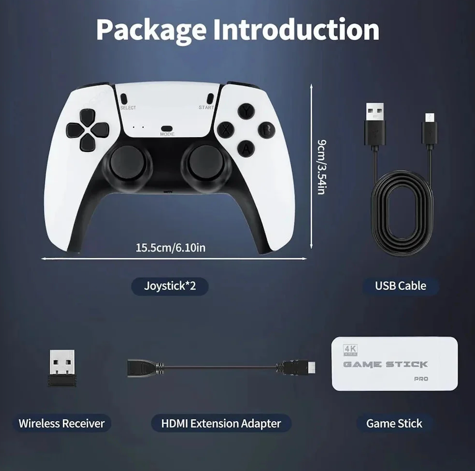 ZAHO® - 4K RETRO CONSOLE