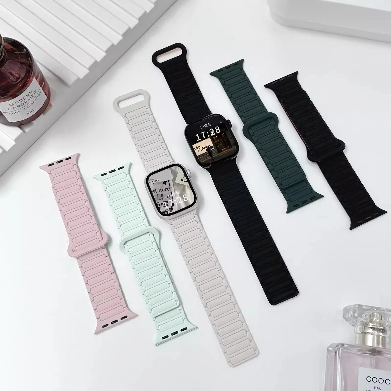 Magnetic Silicone Strap For Apple Watch