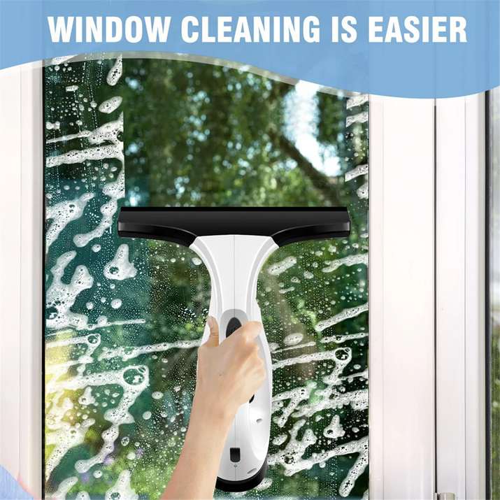 Rechargeable Window Vacuum Cleaner with Squeegee