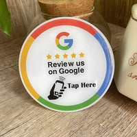 Review Plaque NFC Tap Card