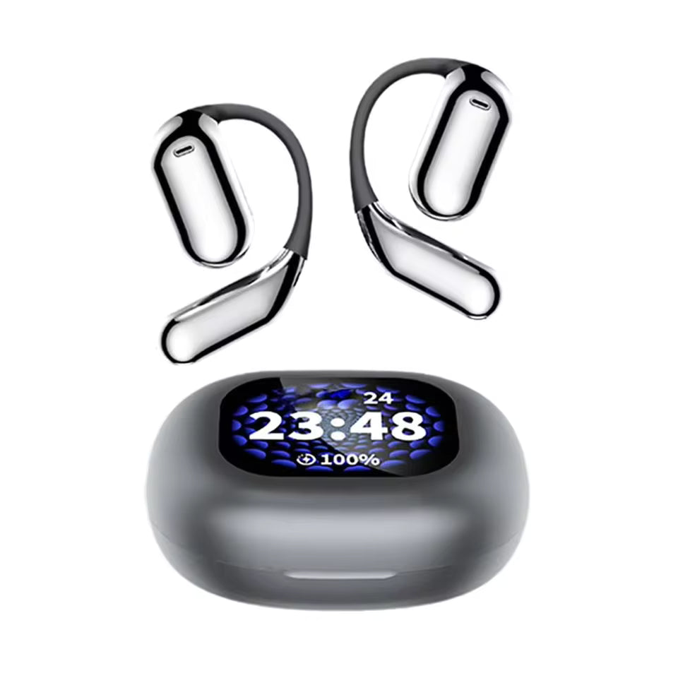 True Powerful Bluetooth 5.4 Open Ear Earbuds, IPX5 Waterproof