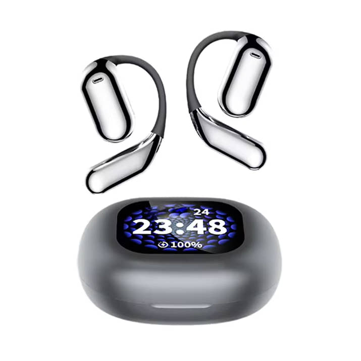 True Powerful Bluetooth 5.4 Open Ear Earbuds, IPX5 Waterproof