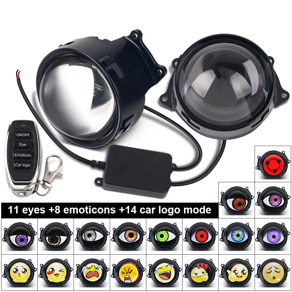 Dynamic LED Devil Eye Car Lights