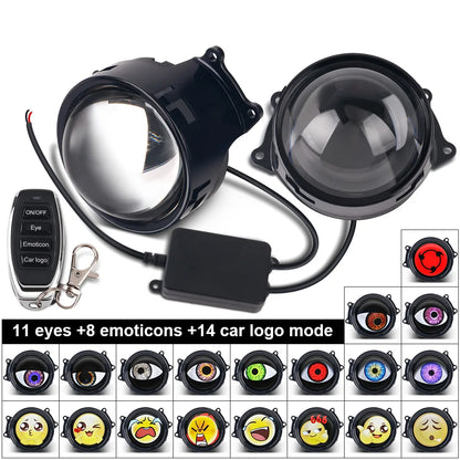 Dynamic LED Devil Eye Car Lights