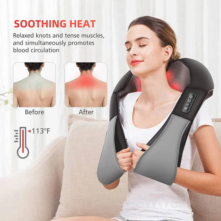Neck Massager For Long Days Of Editing