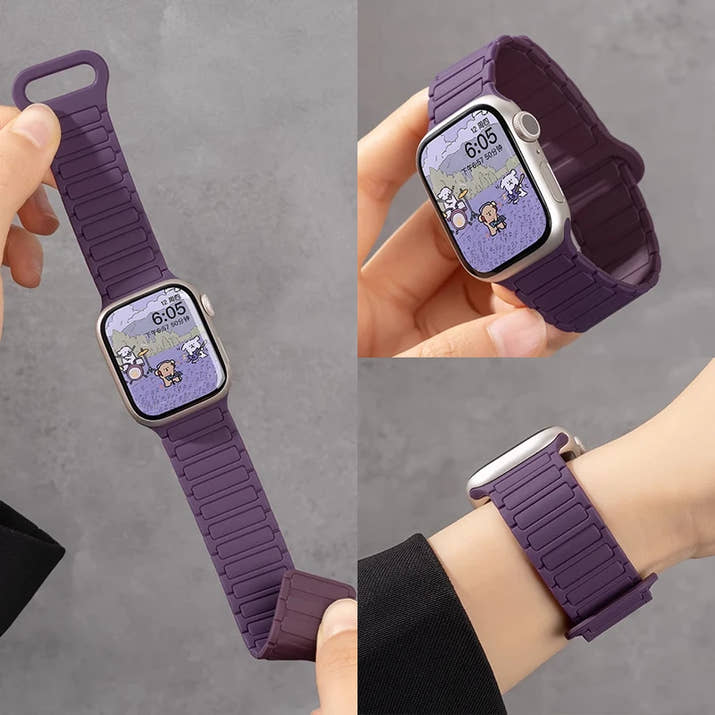 Magnetic Silicone Strap For Apple Watch