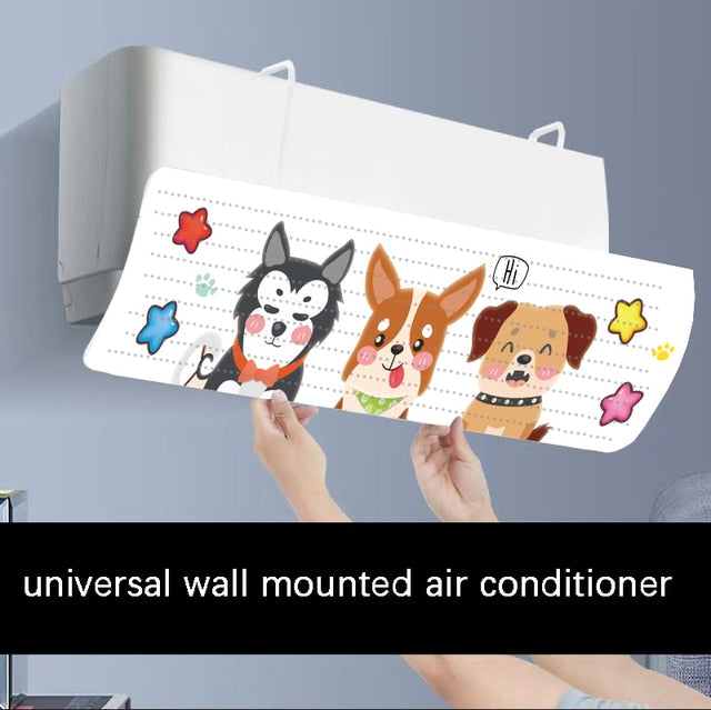 Air-conditioning draught excluder