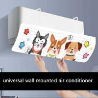 Air-conditioning draught excluder