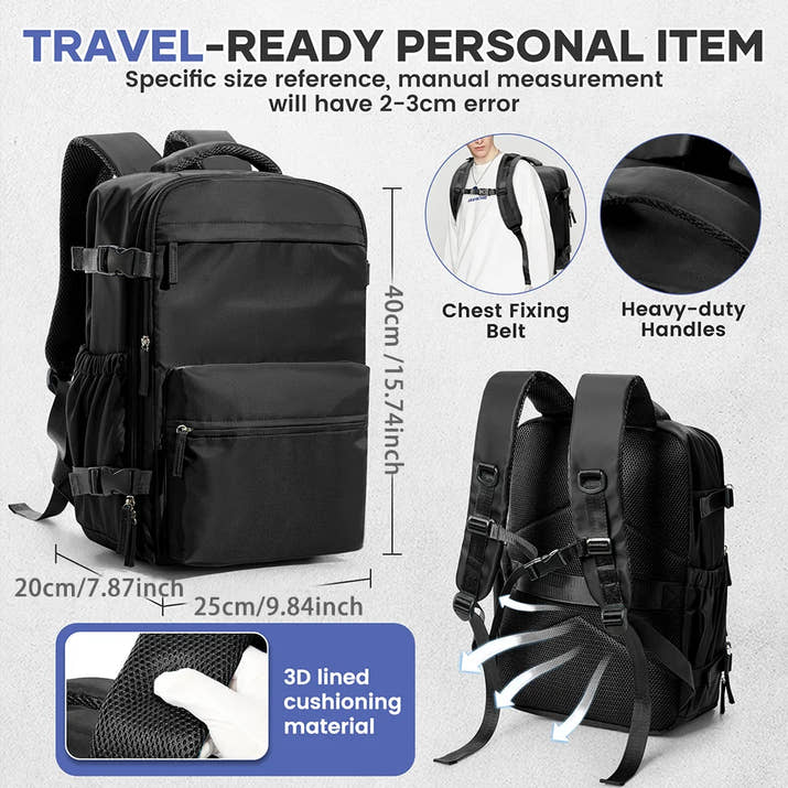 Vacuum Compression Backpack - Pump Free 🎁 Gift
