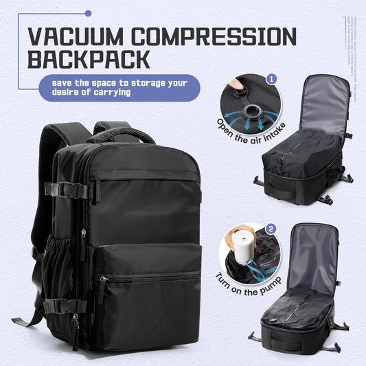 Vacuum Compression Backpack - Pump Free 🎁 Gift
