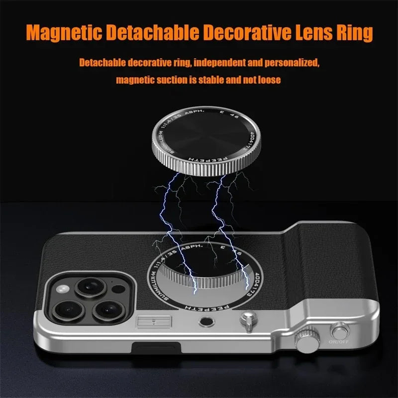 Integrated camera phone case