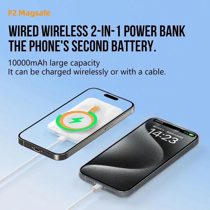 Magnetic Power Bank Portable With Frame For iPhone