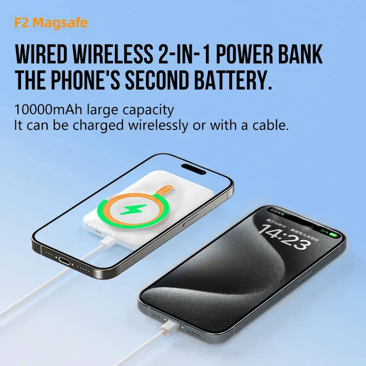 Magnetic Power Bank Portable With Frame For iPhone