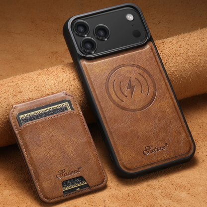 Funda para teléfono con tarjetero magnético 2 en 1 para la serie Zaho iPhone 17