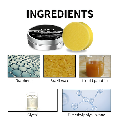 Crema de Cera Cerámica de Titanio para la Protección Máxima del Automóvil 🚗✨