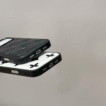 Luxe Monogram Ontwerpers Leren Hoesje Voor iPhone 17/16/15/14