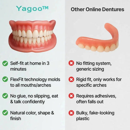 🦷Ends Today: 70% OFF! Yagoo® Custom-Fit Full Functional DenturesMake you more confident