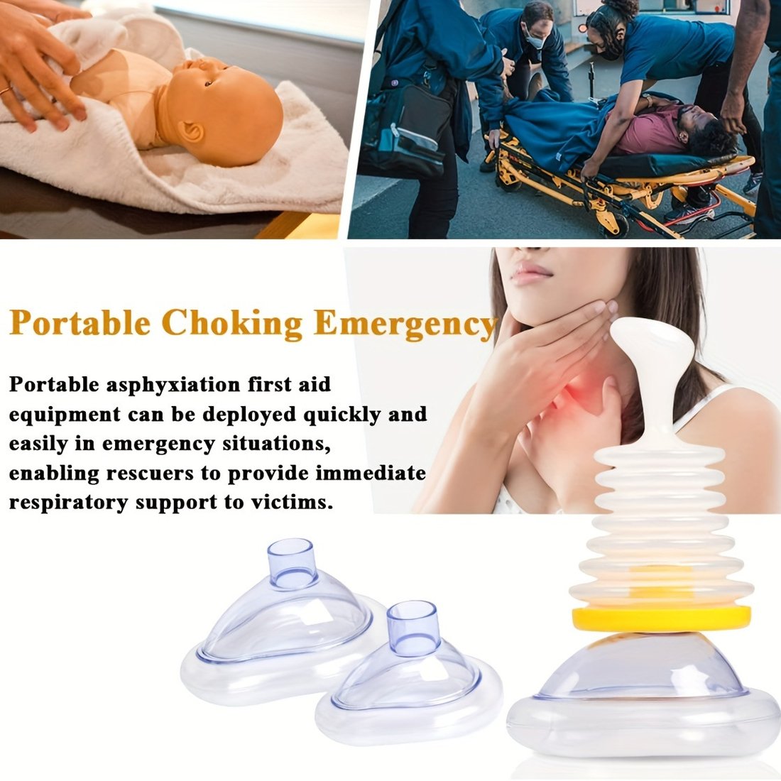 Professional Choking Emergency Device for Adult and Children