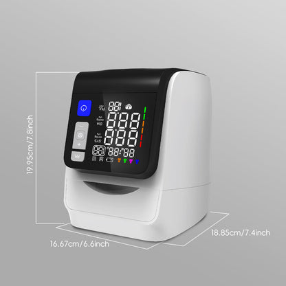 Monitor your heart health easily at home with one-touch accuracy and comfort.