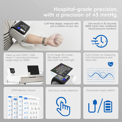 Monitor your heart health easily at home with one-touch accuracy and comfort.