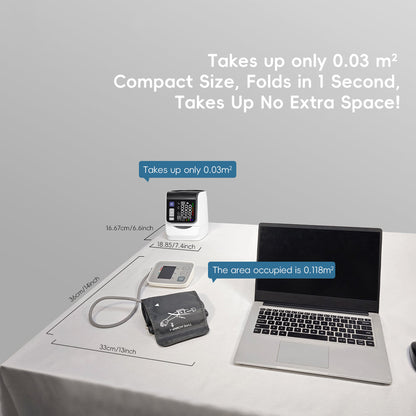 Monitor your heart health easily at home with one-touch accuracy and comfort.