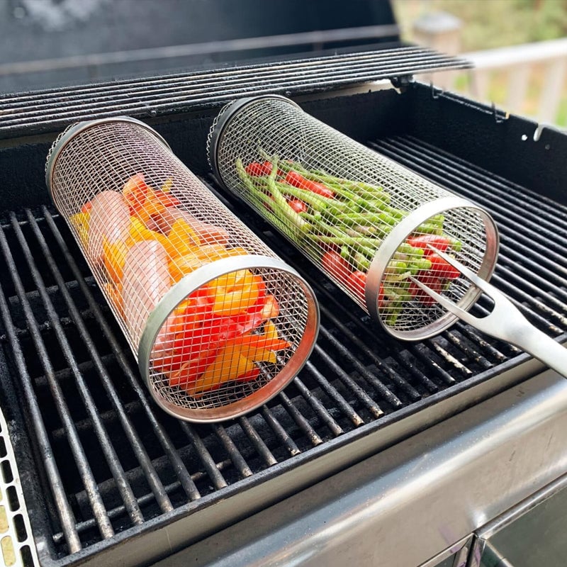 🔥49% OFF🔥Rolling Grilling Basket