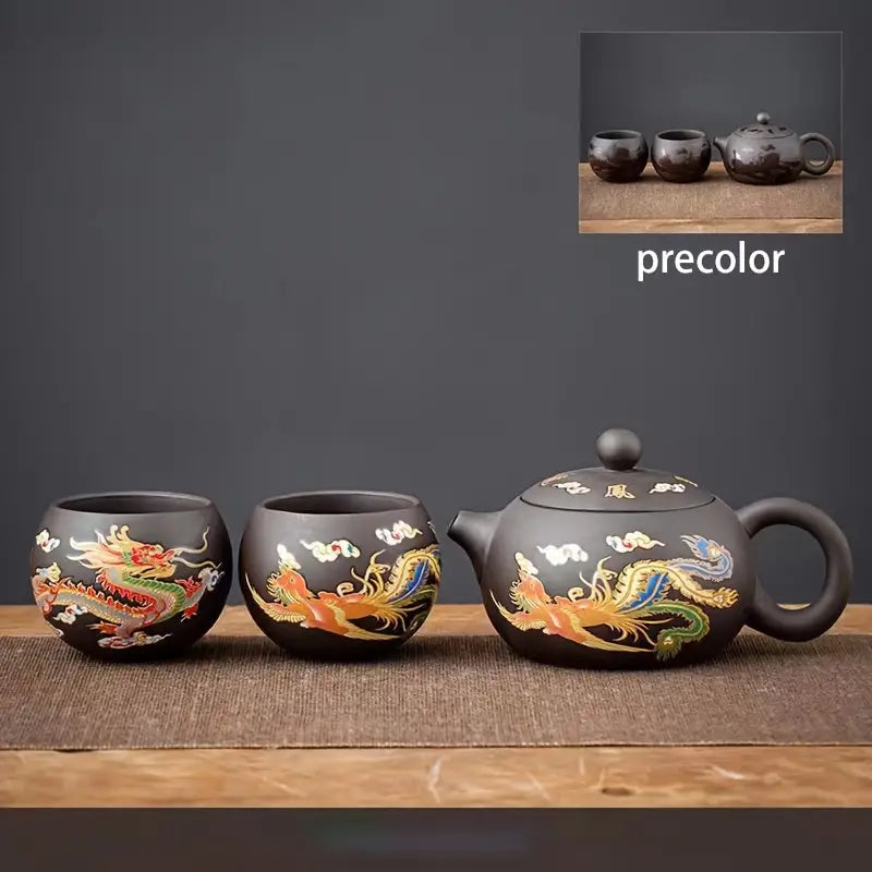 Color-Changing Dragon & Phoenix - 2 Tea Cup Free Today Only