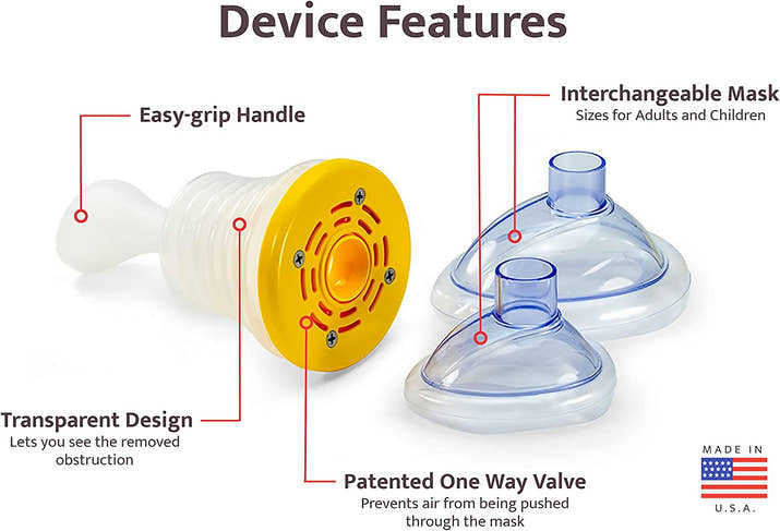 Professional Choking Emergency Device for Adult and Children