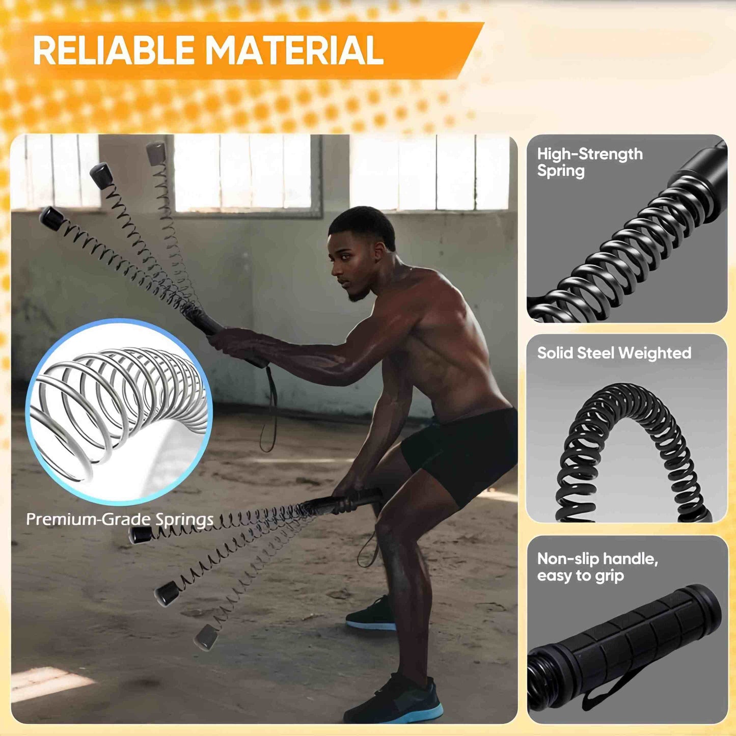 Intense Fitness Training Ropes | Perfect for Home & Gym