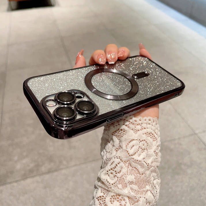 New Electroplated Glitter Lens Protector Case