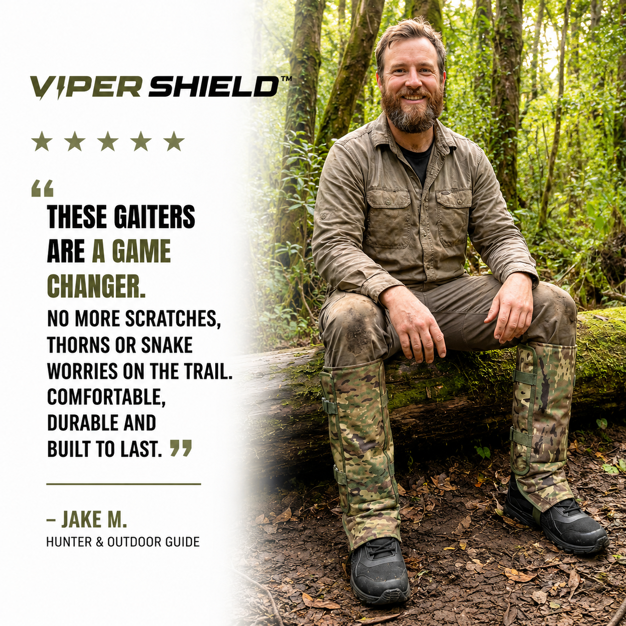 ZAHO™ Tactical Snake Gaiters