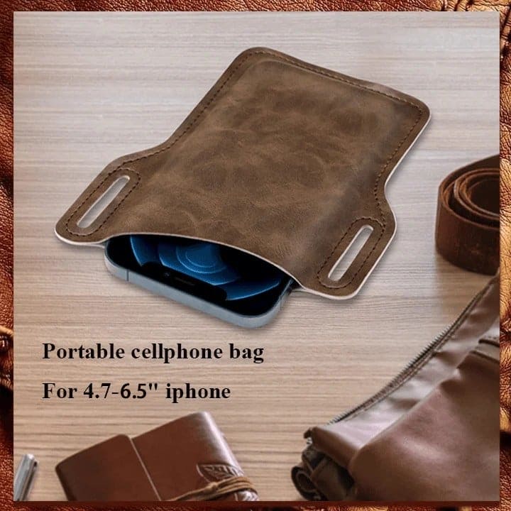 Universal Leather Case Waist - Suitable for all phones