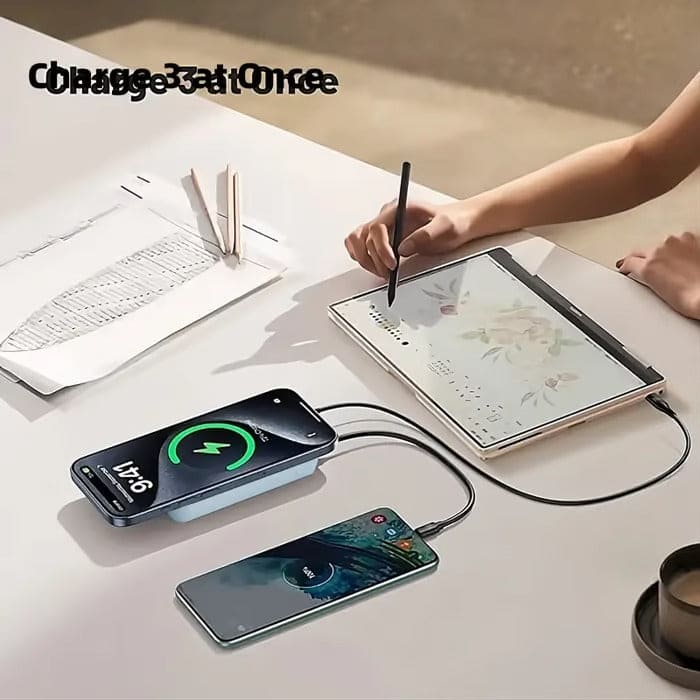 Super Fast Wireless Magnetic Power Bank (10000 mAh)